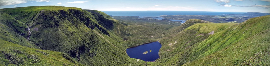 Campbells Lake along the IATNL in Codroy Newfoundland. 